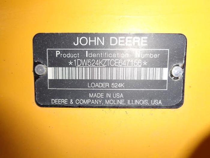 Used 2012 John Deere 524K- Stock #: 8612