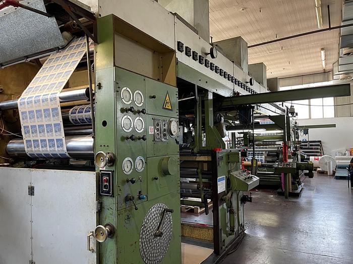 Used (visible in production) 1978 WINDMÖLLER & HÖLSCHER (W&H)  Varicoater 6400