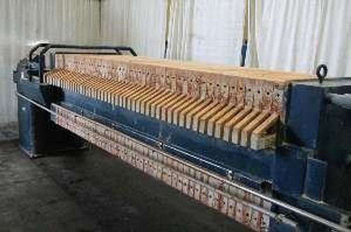 Used 25 CU. FT. PACIFIC FILTER PRESS – AUTOMATIC – C.G.R. – PLATE SHIFTER (#9228)
