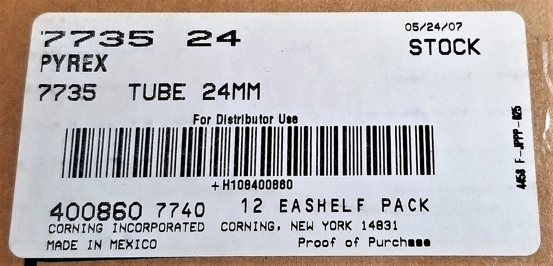 Used Corning PYREX 7735-24 Ramsbottom Carbon Residue Bulb (Pack of 12)