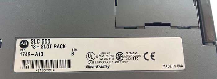 Used Allen-Bradley 1746-P2 Ser C, 1746-A13 Ser B 