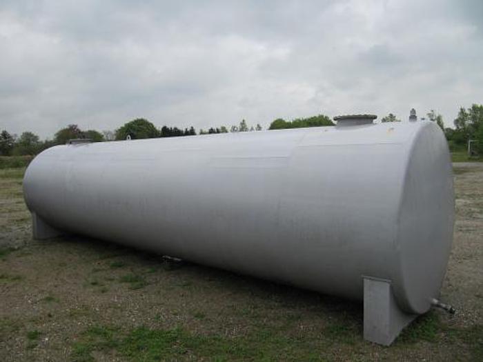 Used 50,000 liter iron tank gray