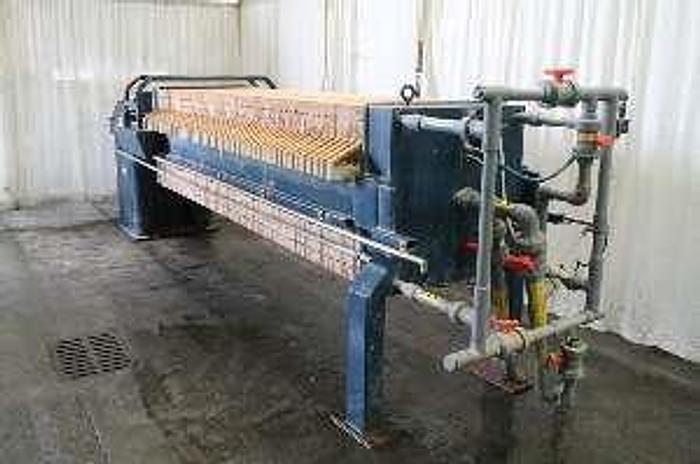 Used 25 CU. FT. PACIFIC FILTER PRESS – AUTOMATIC – C.G.R. – PLATE SHIFTER (#9228)