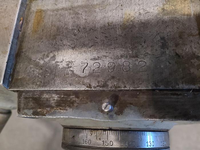 Used Bridgeport 1HP Milling Machine 42" Table Step Pulley Speed Control Single Point Lube