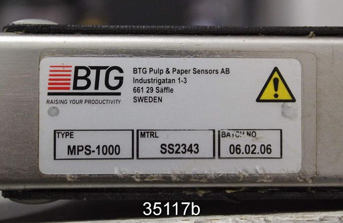 Used BTG Pulptec MPS-1000 Sample Valve #35117