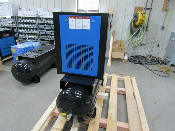 Air-Max 10hp.3 ph.Rotary Screw air Compressor W/desiccant dryer 12 year warranty