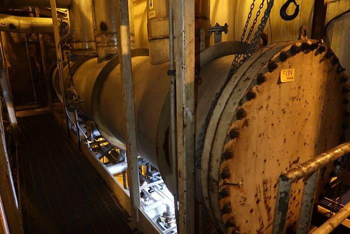 Used AQUA-CHEM MODEL 20000-SPW2976 FIVE SPRAY FILM BLACK LIQUOR EVAPORATOR SYSTEM MFG 1987