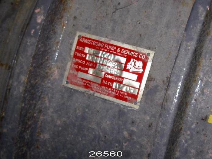 Refurbished Nash CL1001 Nash Cl1001 Rebuilt By Armstrong Pump And Service In 2005 #26560