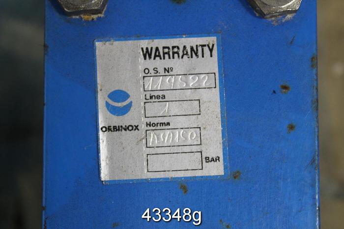 Used 6" Hand Operated Knife Gate Valve #43348