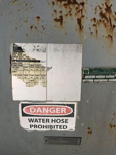 Used Detroit Diesel 1200kW Generator End