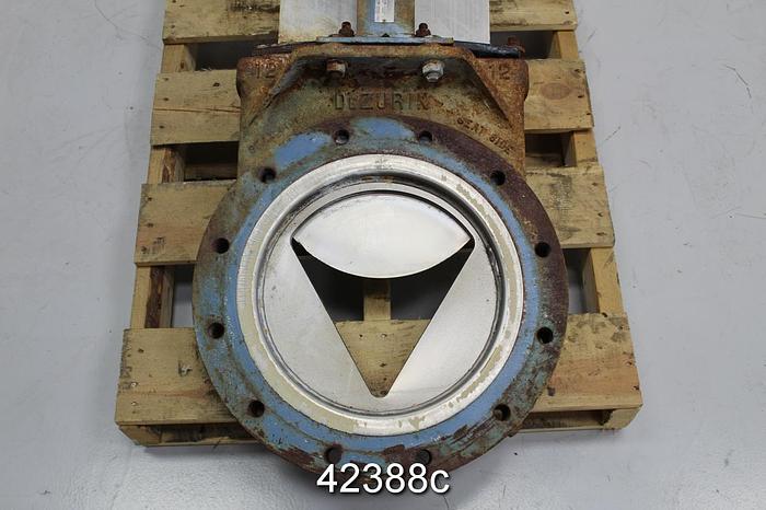 Used Dezurik 12" Hand Operated V-Port Valve #42388