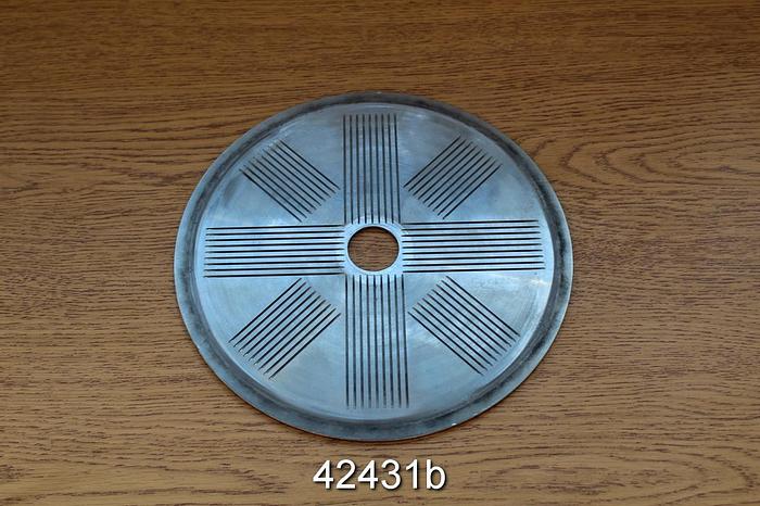 Used Pulmac Shiv Analyzer Disc, .004" (.10mm) slots #42431