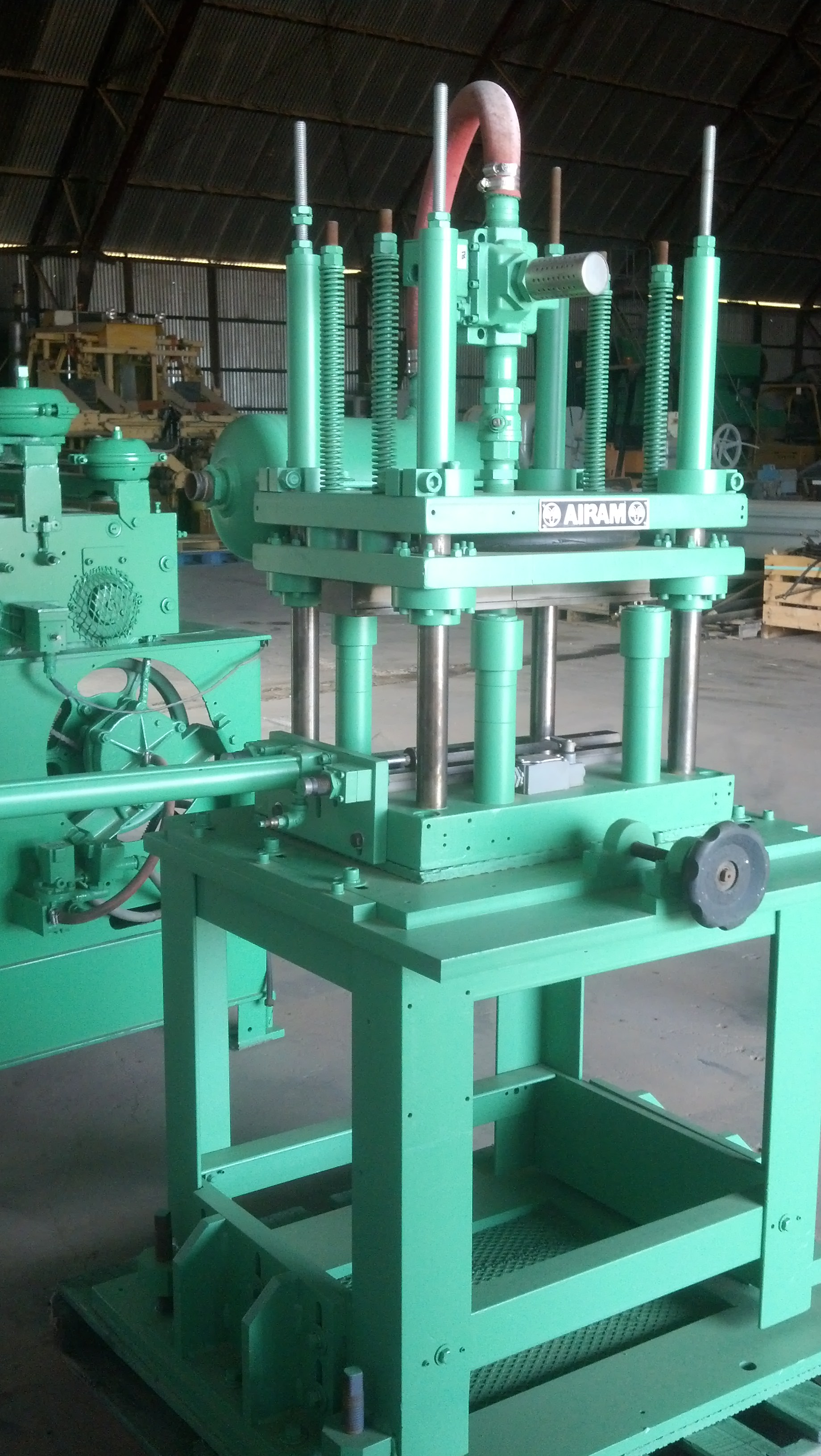 Used 12 Ton x 22" AIRAM Pneumatic Cut-Off Press