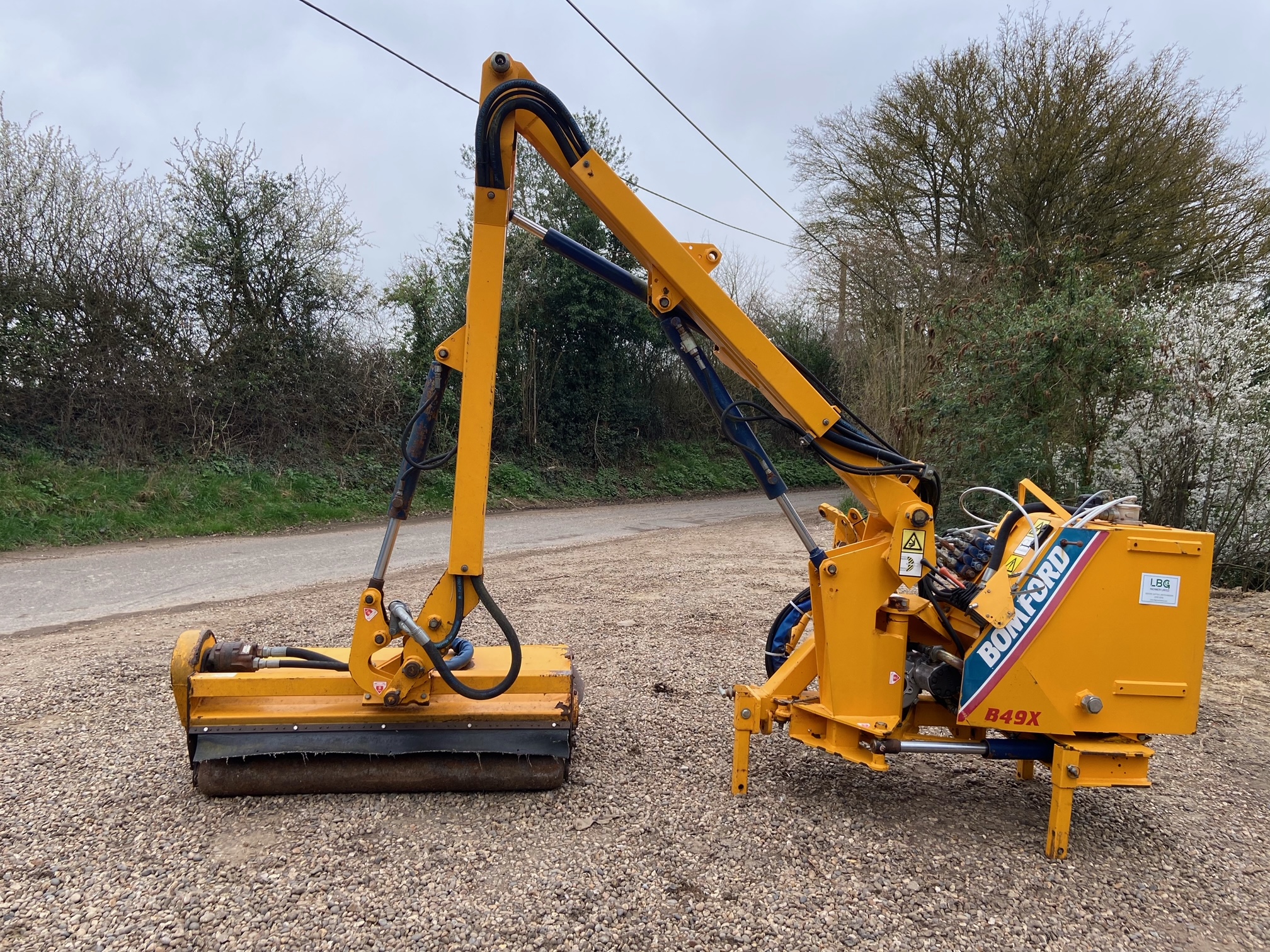 Used Bomford B49X Hedge Cutter