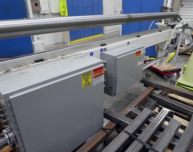 Used 132" APPLETON MODEL P510 PROGRAMMABLE AUTOMATIC CORE CUTTER MFG. 2012