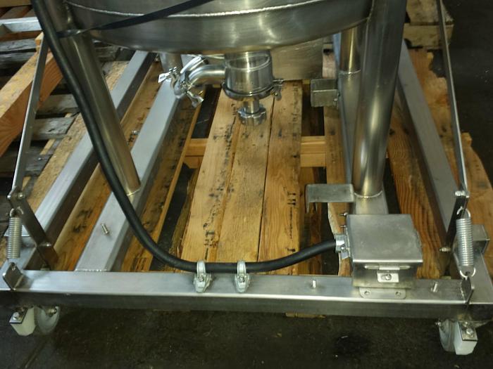 Used Tank, 55 Gallon, 316 Stainless Steel, 30" x 18", Agitated, FT/CB, Solvent, #S739052