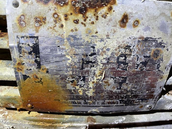 Used GOULDS 3196XLT 6 x 8 -15  CENTRIFUGAL PUMP  40HP