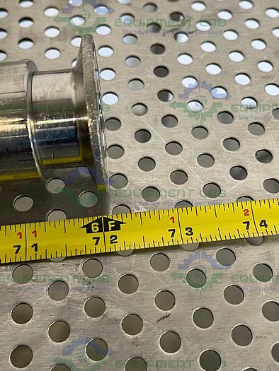 Used 72"  Silicone Hose  w/ 1" Sanitary Fitting