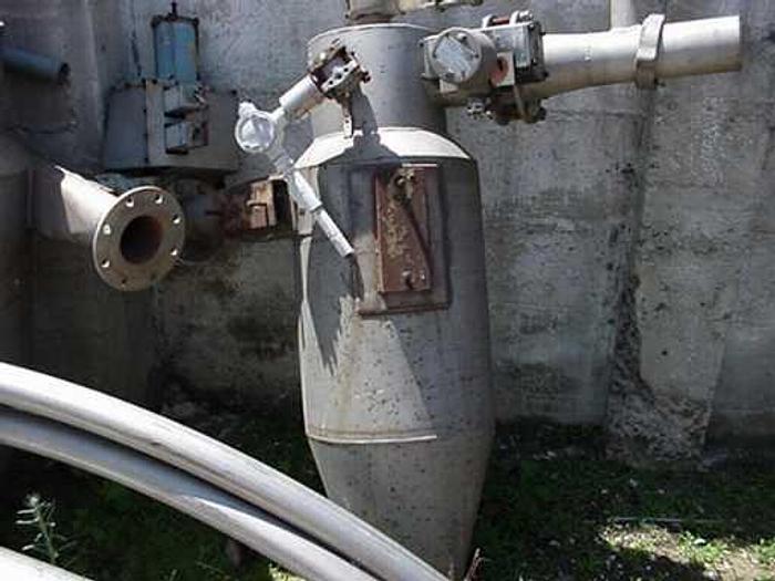 Used Separator, Cyclone, 18" X 2', S/st, Semco (3) #S674540