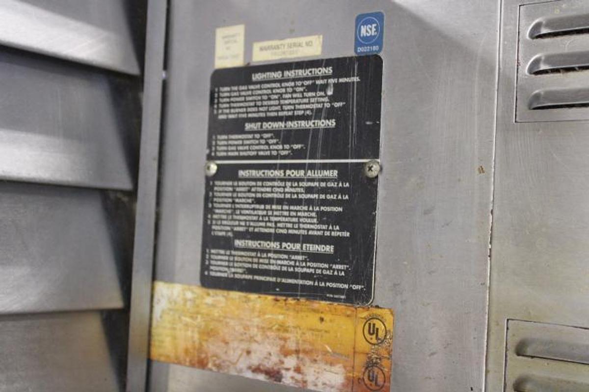 Used Garland G56PB Double Stack Air Deck Pizza Oven -  double stacked