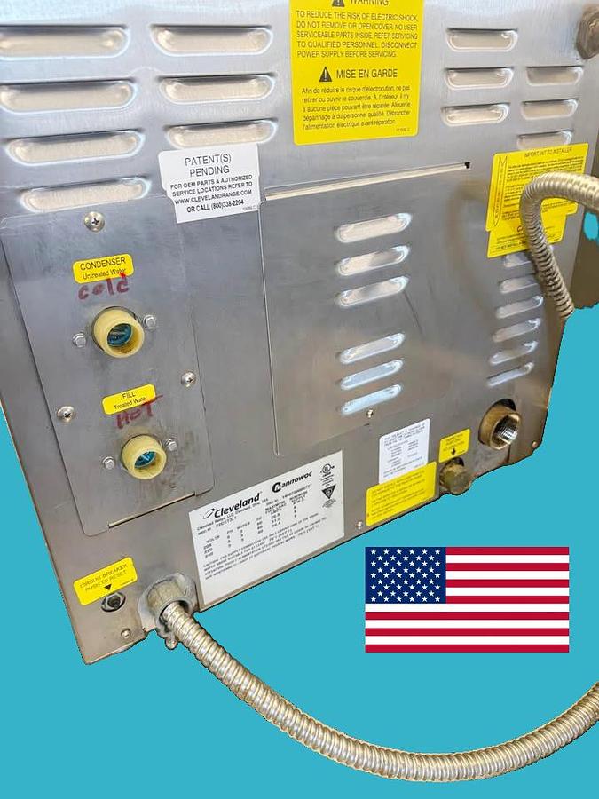Used Cleveland electric steamer - model 22CET3.1