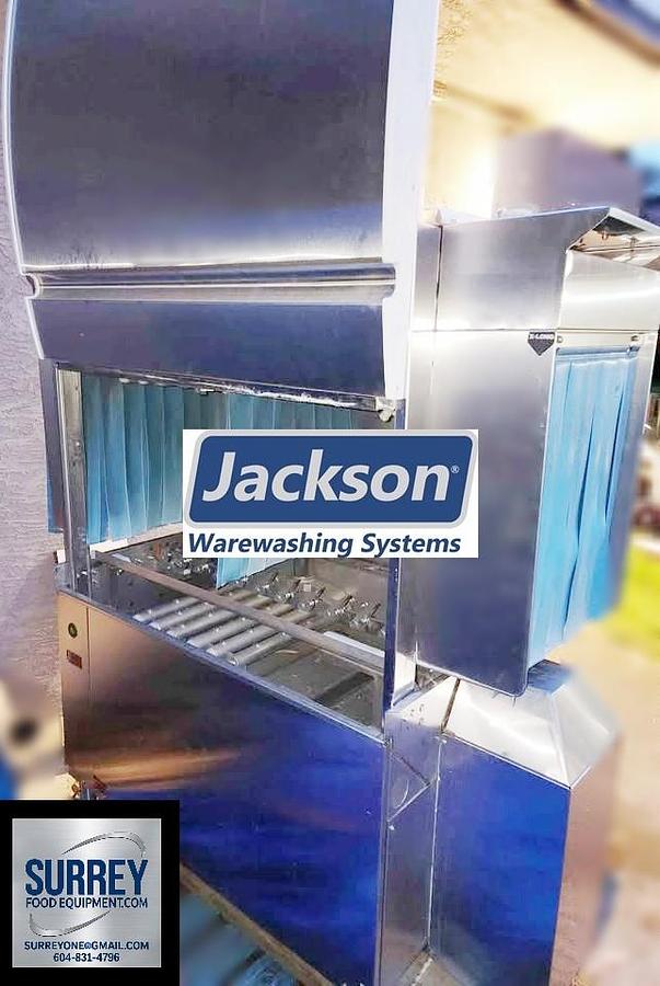 Used Jackson Commercial Conveyor Dishwasher Left to Right