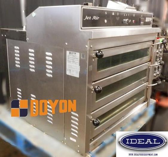 Used DOYON PIZ3 JET AIR TRIPLE DECK PIZZA OVEN