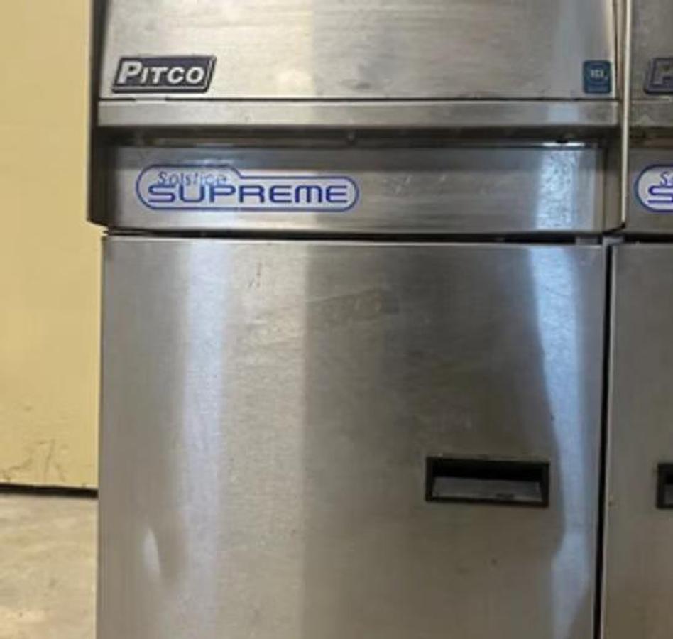 Used Pitco Solstice Supreme Electric Pasta Cooker and Stainless Steel Rinse