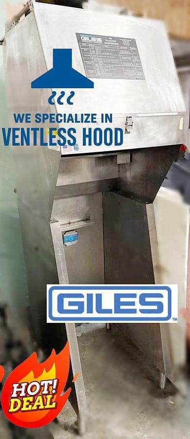 Used Giles FSH-2-PH Self Contained Hood
