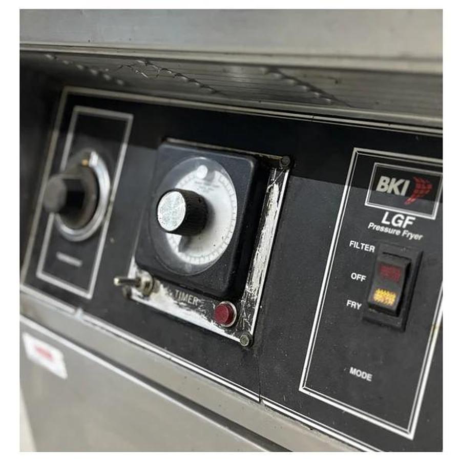 Used BKI Pressure Fryer Natural Gas