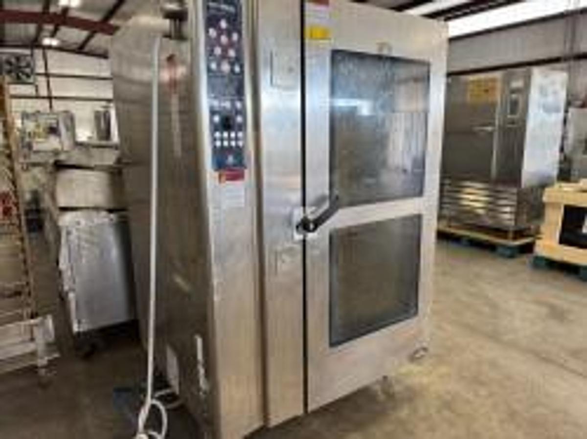Used Alto Shaam Combi Oven Smoker Gas 20 Pan Roll in Rack Modedl 20.20 ESG