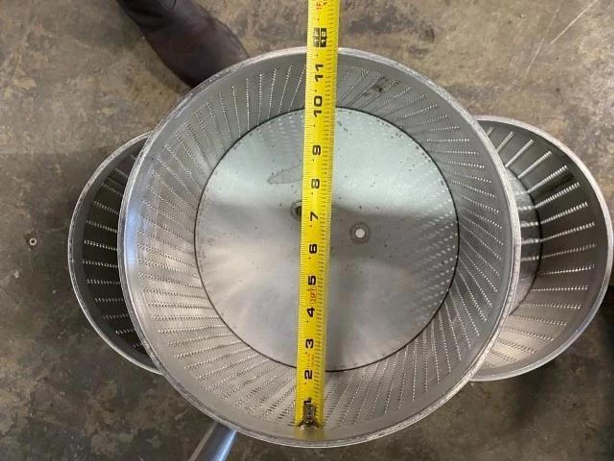 Used  Rotary Cheese Grater - 3 grating cylinders