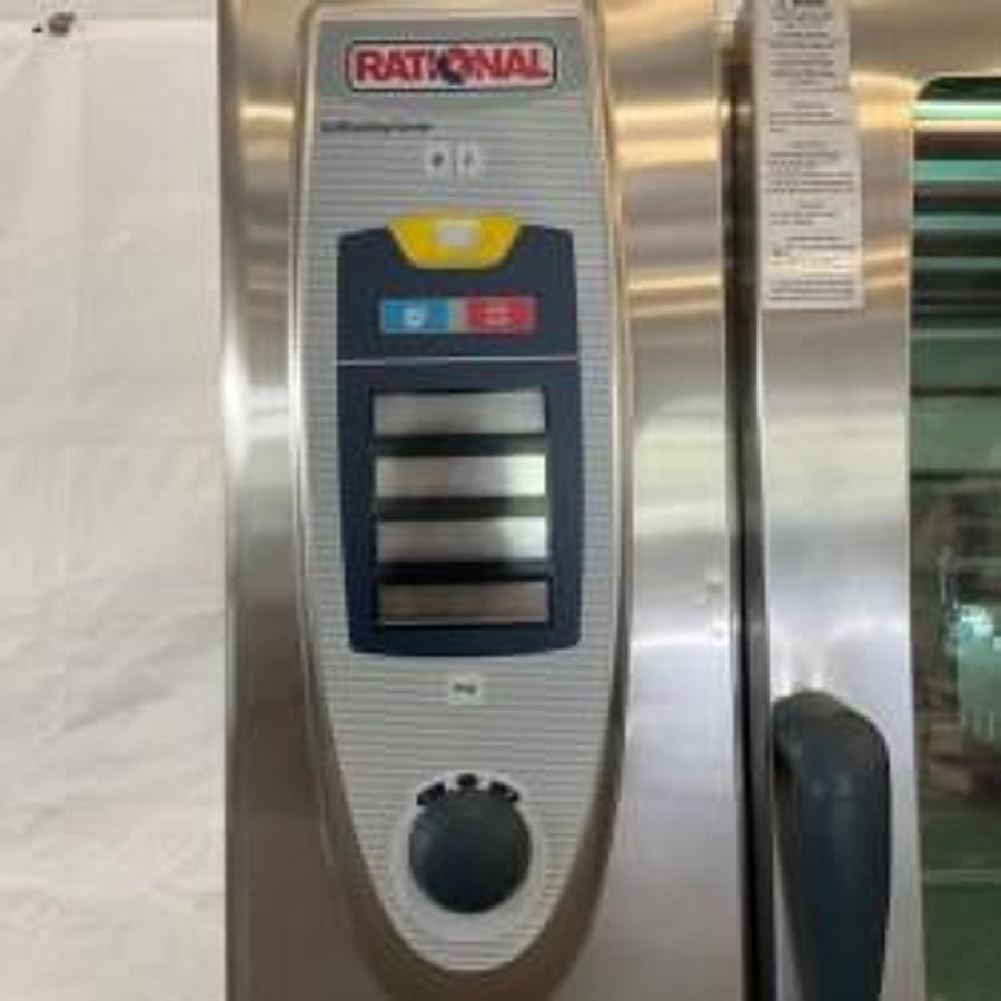 Used Rational Combi Oven Gas SCC102 on Stand