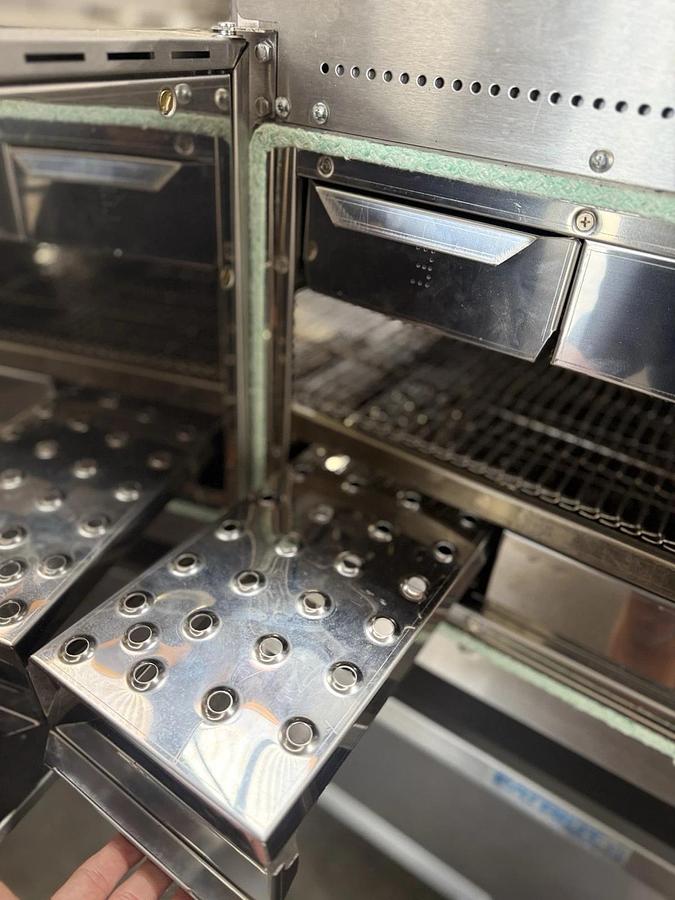 Used Moretti-Forni-T64EULV-Electric-Conveyor-Pizza-Oven-W-Stand