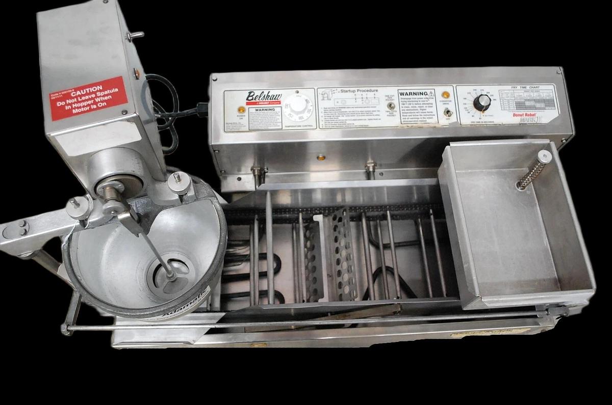 Used Belshaw Mark 2 Cake Donut Robot Automatic Conveyor Fryer w/ Dropper MK II
