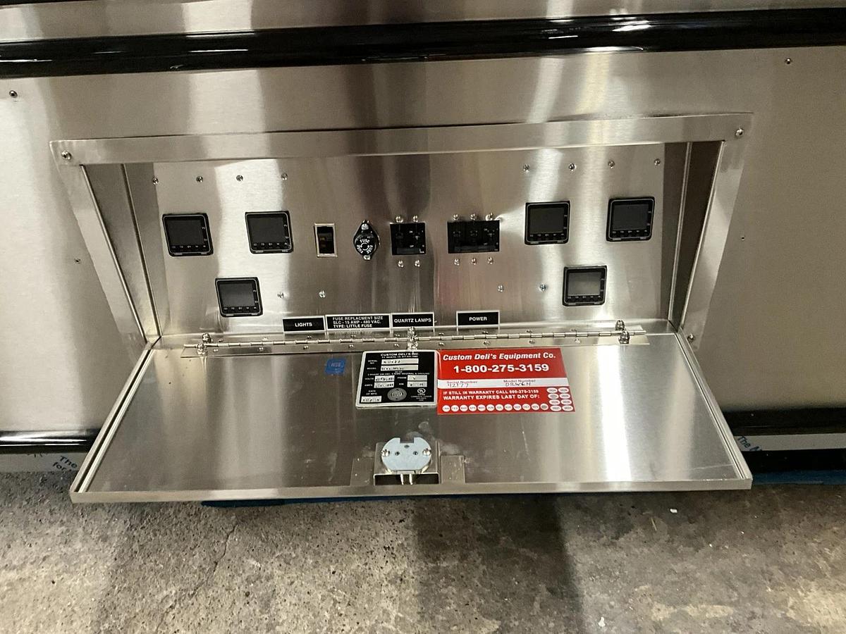 Used 024 Custom Deli island Hot Food Merchandiser Self-Service Heated Warmer DILW6H - BRAND NEW