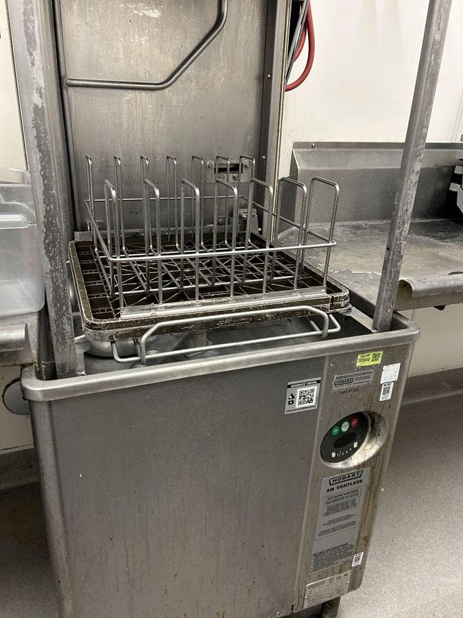 Used Hobart AM VLT Ventless Dishwasher Pass Thru 
