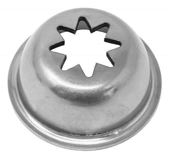 Set of 4 Stainless Steel Churro Nozzles Attachment for Sausage Stuffer