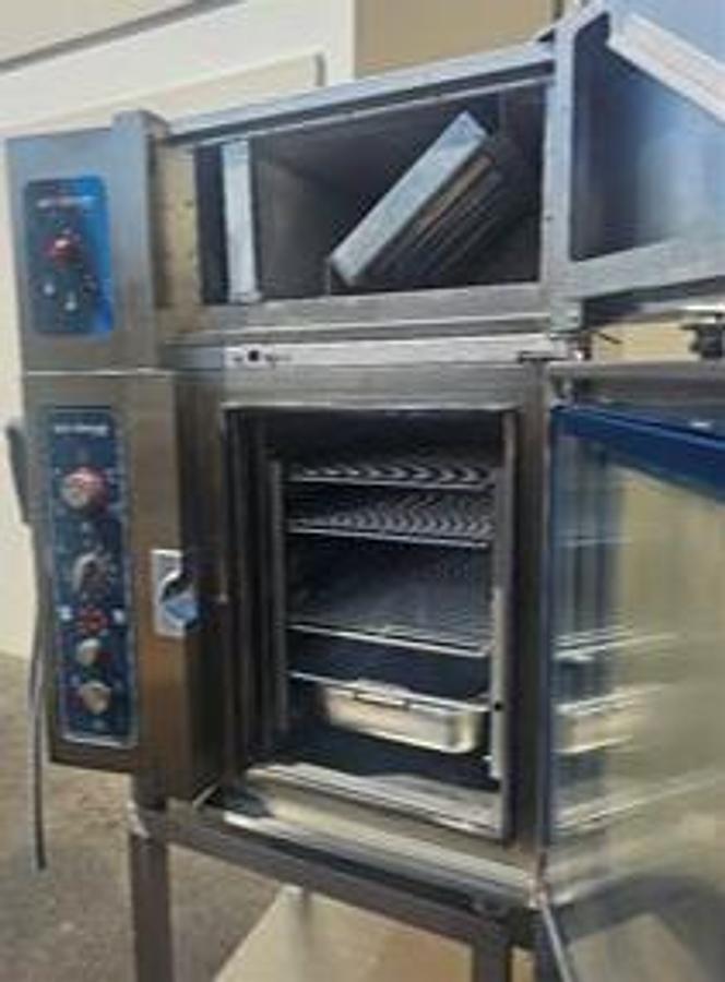 Used Alto-Shaam 6.10 ESINVH S Ventless Electric combi oven 208-240v stand Full Size