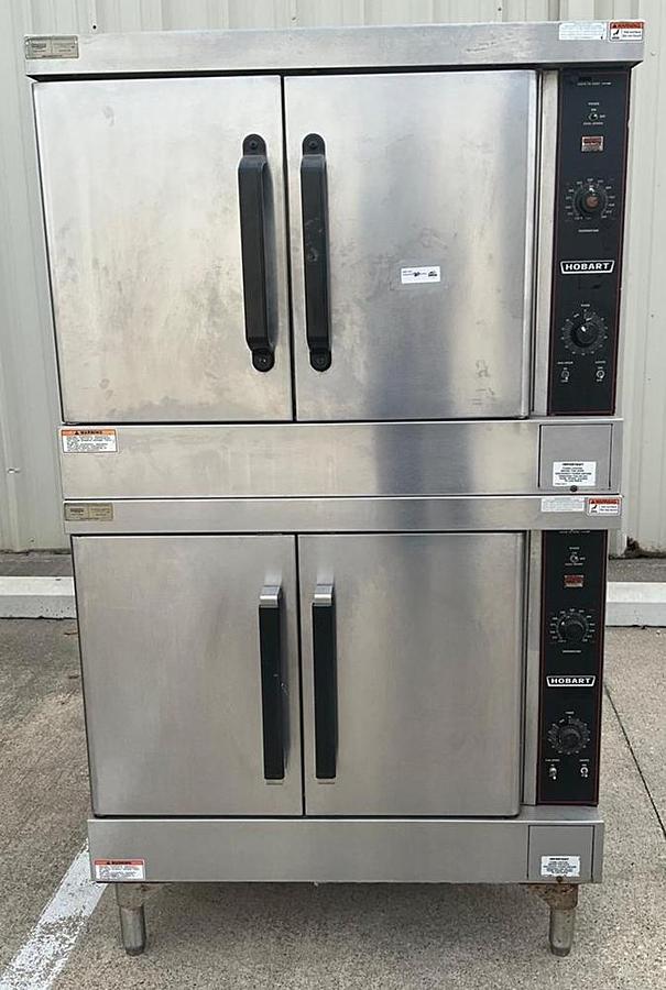 Used  Hobart electric double stack convection oven