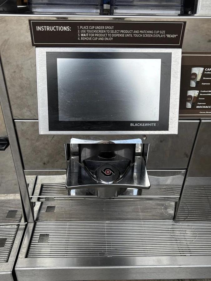 Used Nespresso Espresso machine with milk dispenser