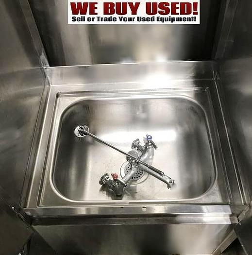 Used Mop Sink with stainless cabinet
