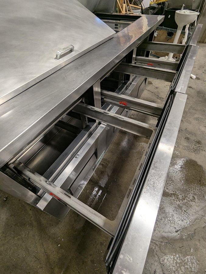 Used True TFP-72-30M-D-6 72" Six Drawer Refrigerated Salad/Sandwich Prep Table