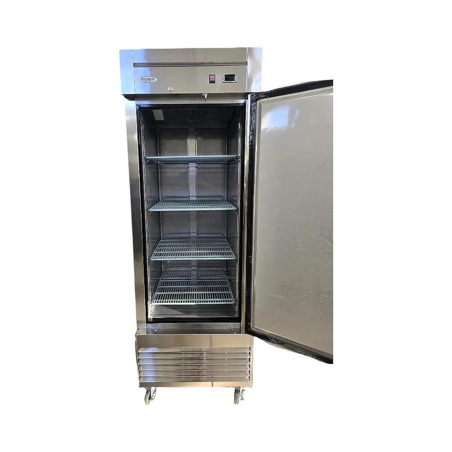 Used New Air NSR-050-H Upright Refrigerator - 1 Solid Door - 27 inch - Cosmetic Scratches on Door -WARRANTY