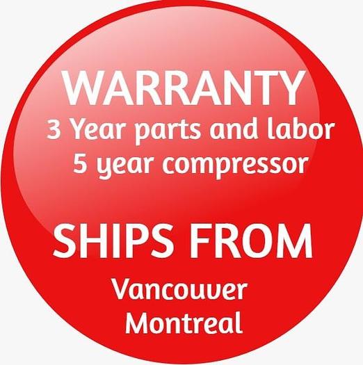 New Air - NDC-60-CG 60" Curved glass refrigerated show case