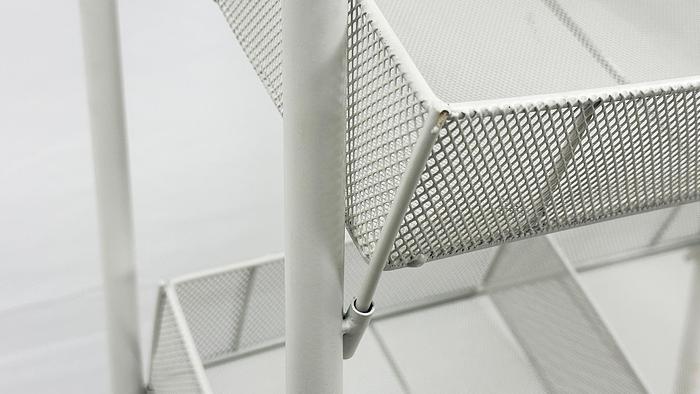 4-Tier Metal Wire Retail Floor Display Candy Rack