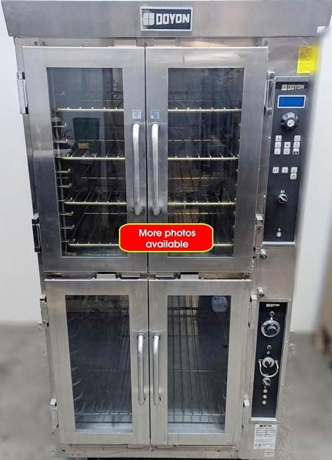 Used DOYON JAOP6 DUAL DECK JET AIR ELEC.  OVEN - PROOFER COMBINATION - EXCELLENT CONDITION