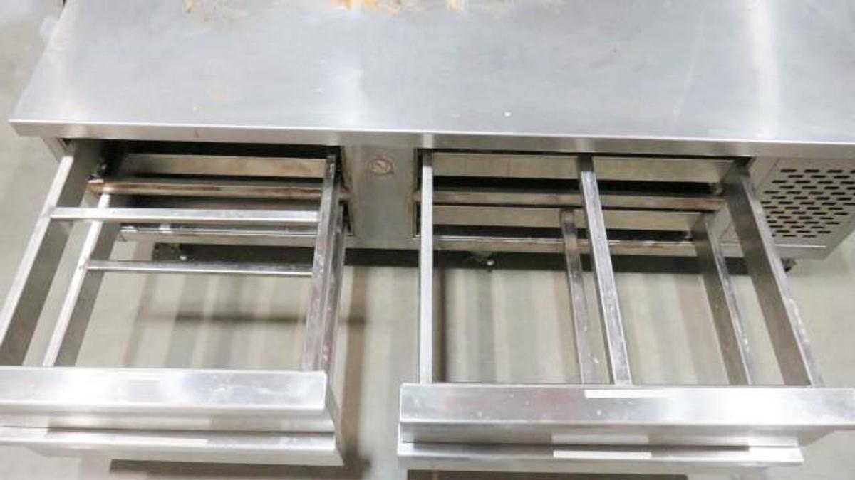 Used 72" chef base with 4 drawers