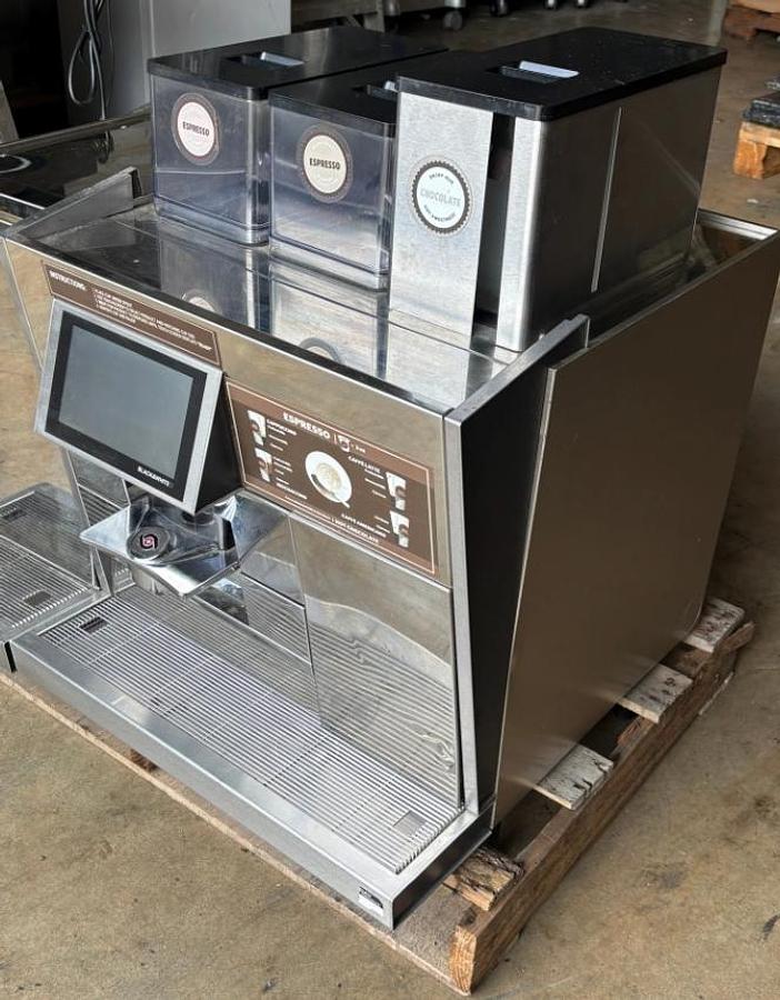 Used Nespresso Espresso machine with milk dispenser
