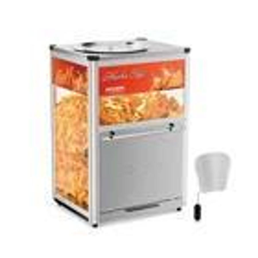 Nacho Machine Food Warmer, Nacho Chip Warmer Countertop Display Case With Light